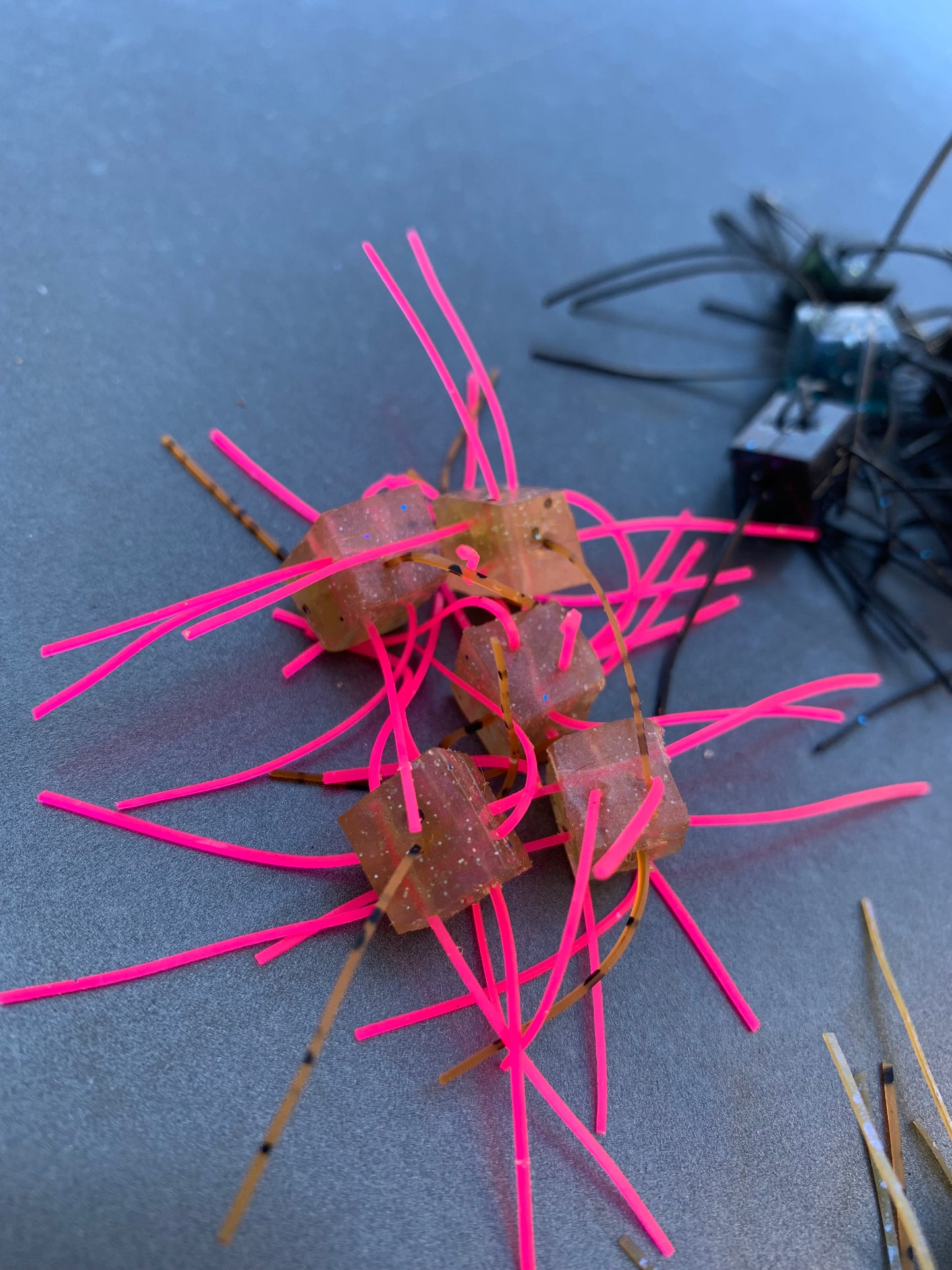 .5” street dice (pink n brown)