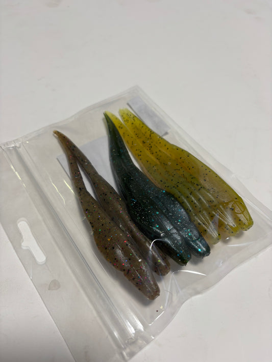 5” TadPole (Straight tail fluke)